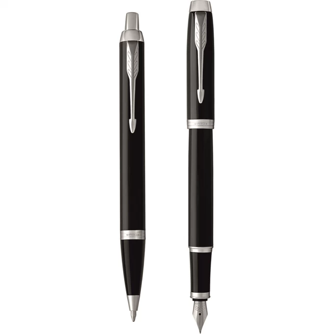 Набор PARKER IM CORE FK221 BLACK CT ручка перьевая, ручка шариковая CW2093215 Набор PARKER IM CORE FK221 BLACK CT ручка перьевая, ручка шариковая CW2093215