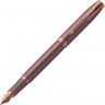 Ручка перьевая PARKER IM MONOCHROME F328, Burgundy PVD (Перо F) 2190511