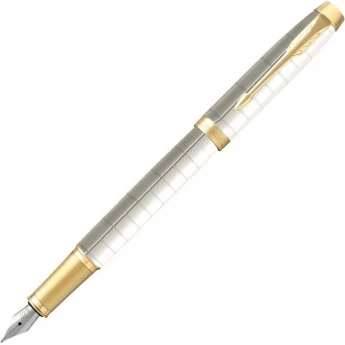 Ручка перьевая PARKER IM PREMIUM F318 PEARL GT F
