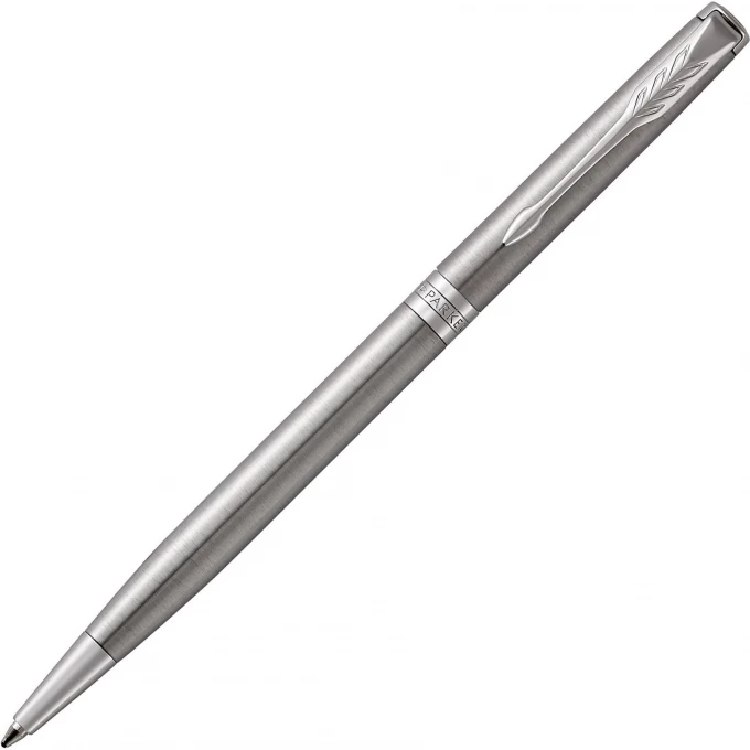 Тонкая шариковая ручка PARKER ESSENTIAL SONNET STAINLESS STEEL CT М 1931513 Тонкая шариковая ручка PARKER ESSENTIAL SONNET STAINLESS STEEL CT М 1931513